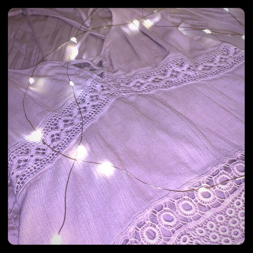 Pink fluttery short lightweight dress